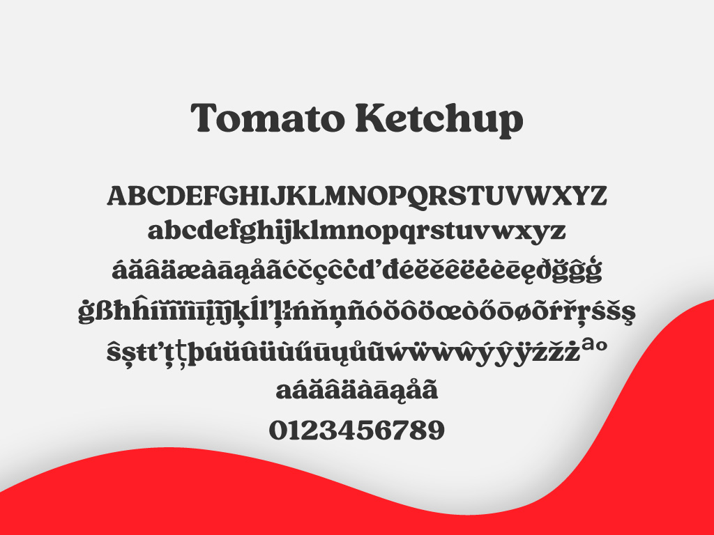 Tomato Ketchup Font
