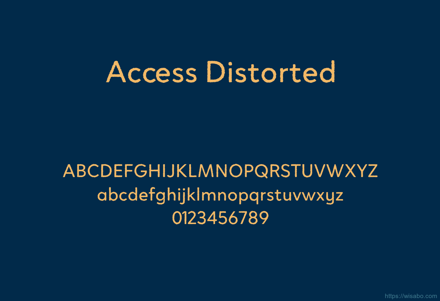 Access Distorted
