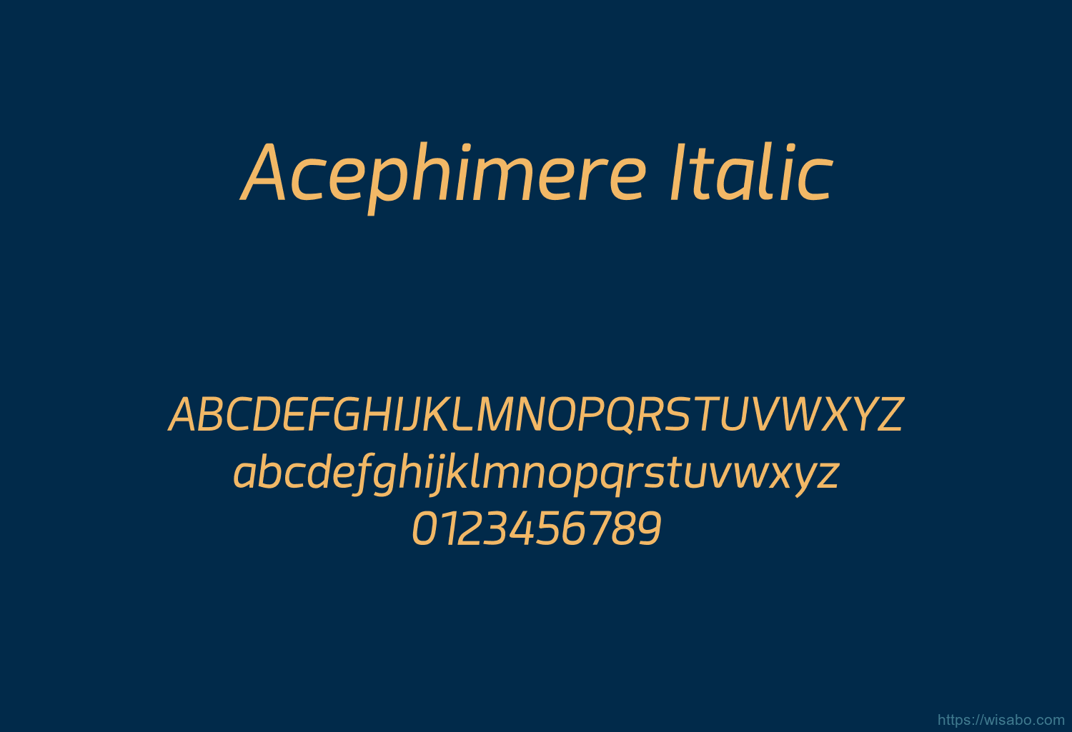 Acephimere Italic