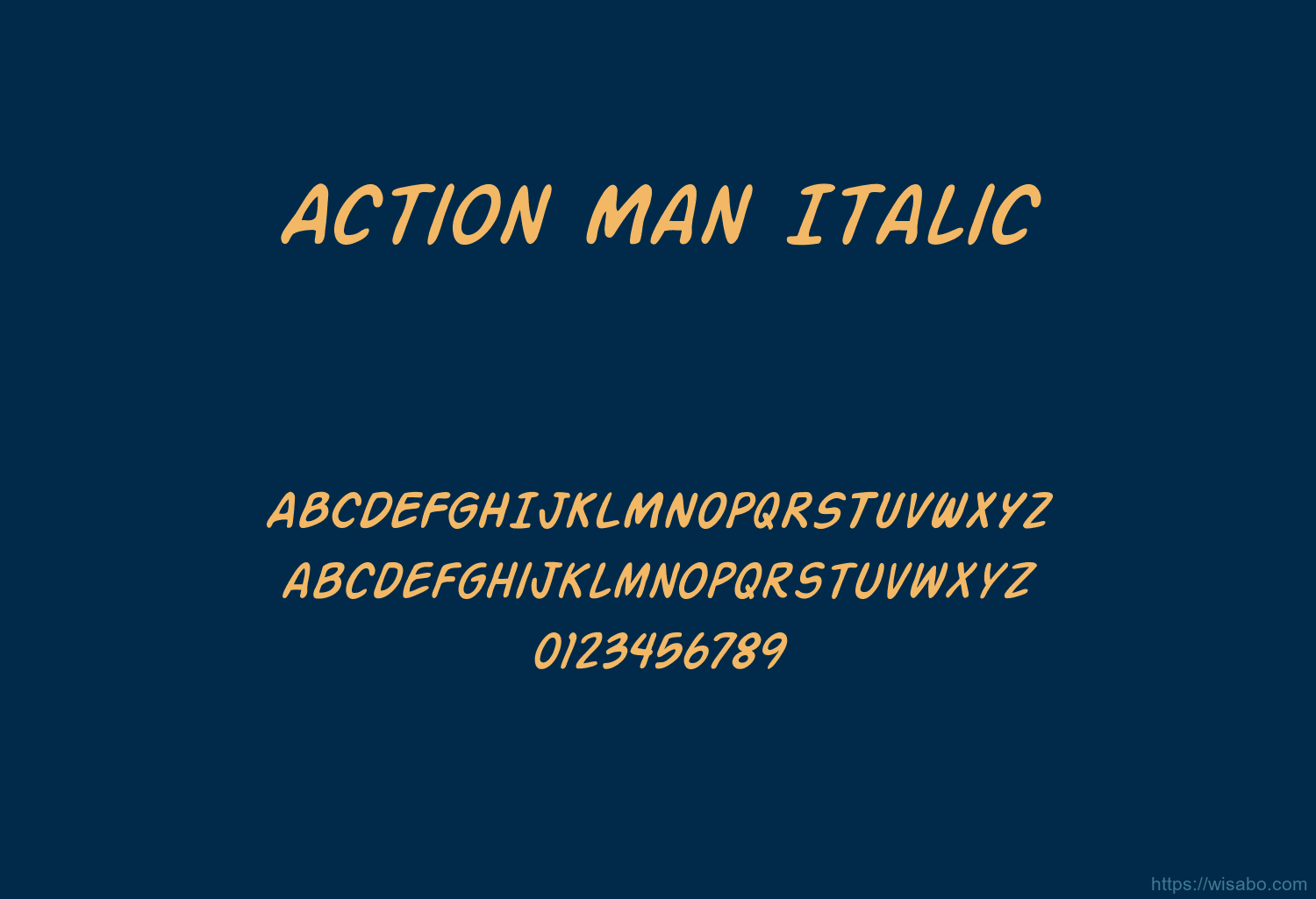 Action Man Italic