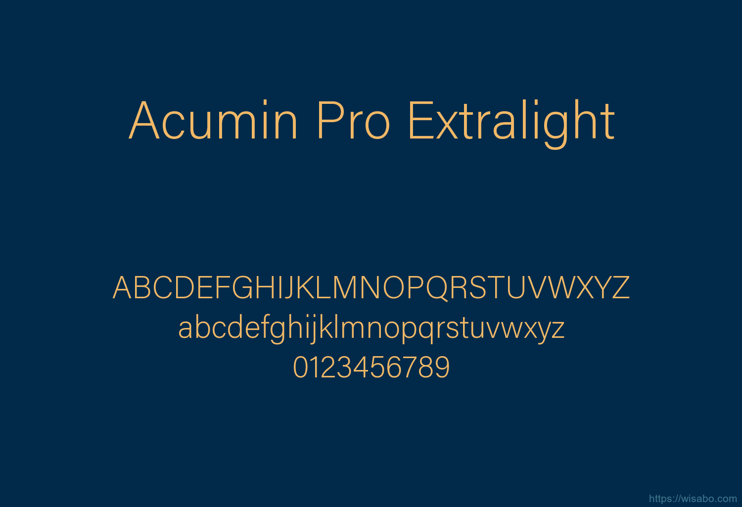 Acumin Pro Extralight
