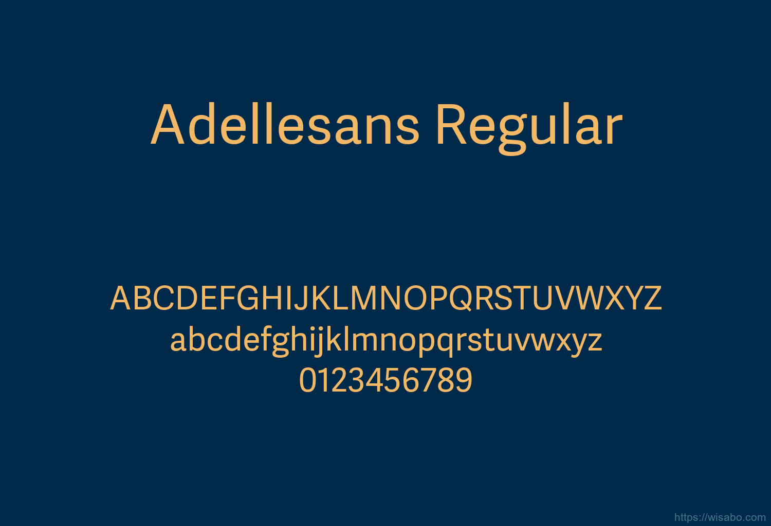 Adellesans Regular
