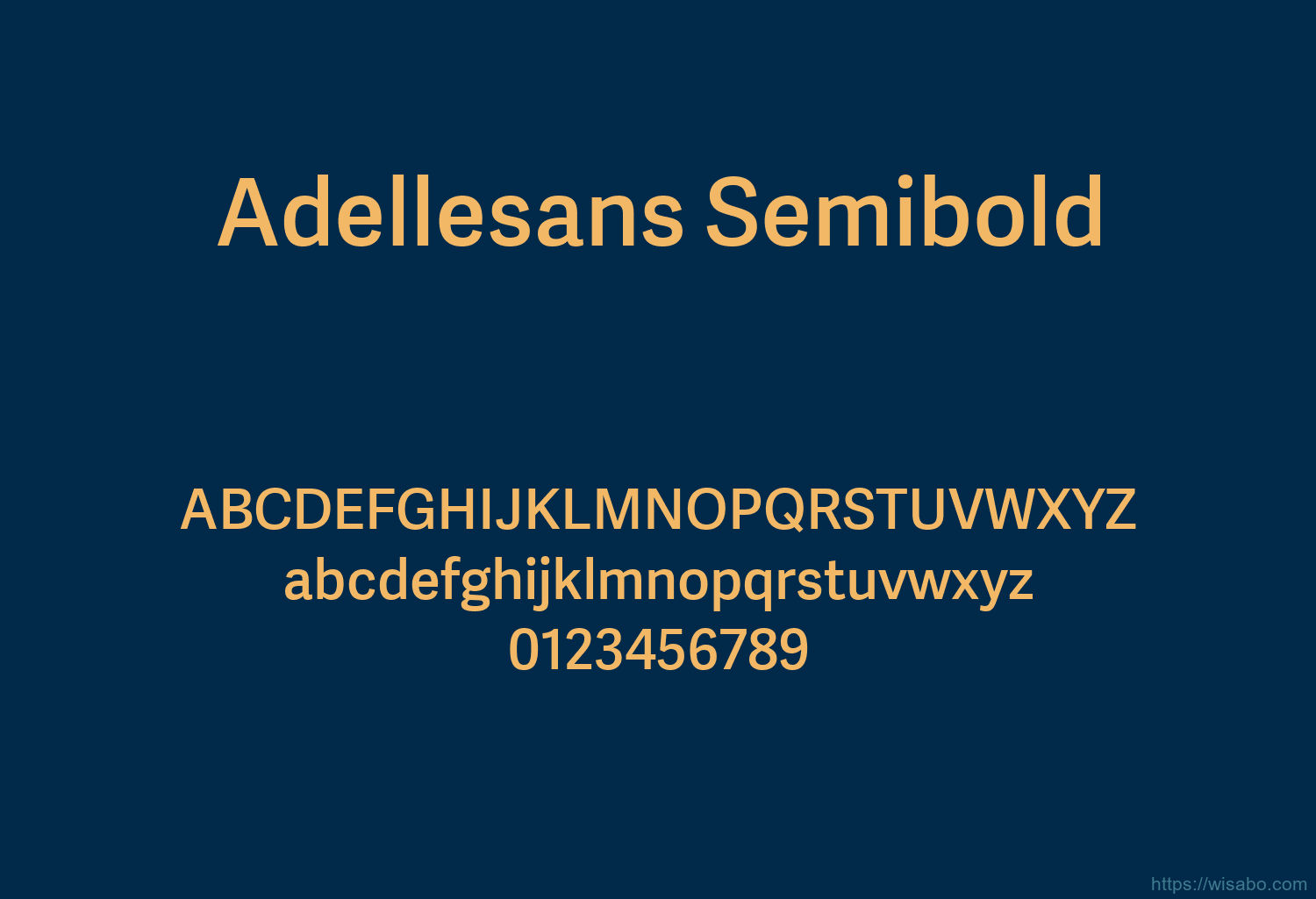 Adellesans Semibold