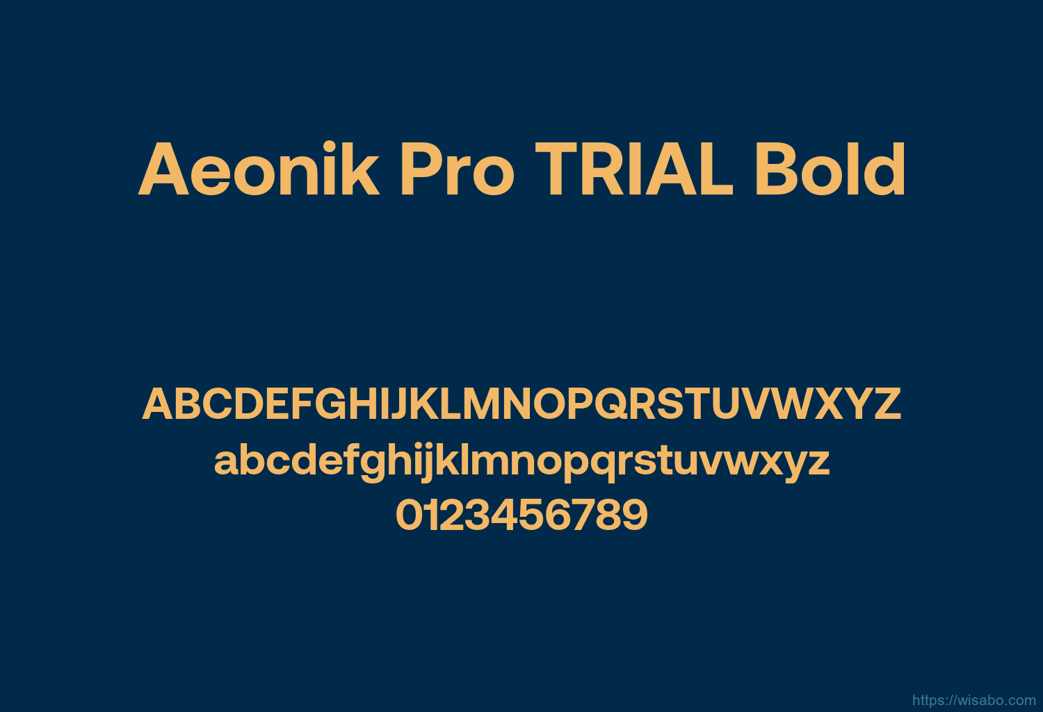 Aeonik Pro TRIAL Bold