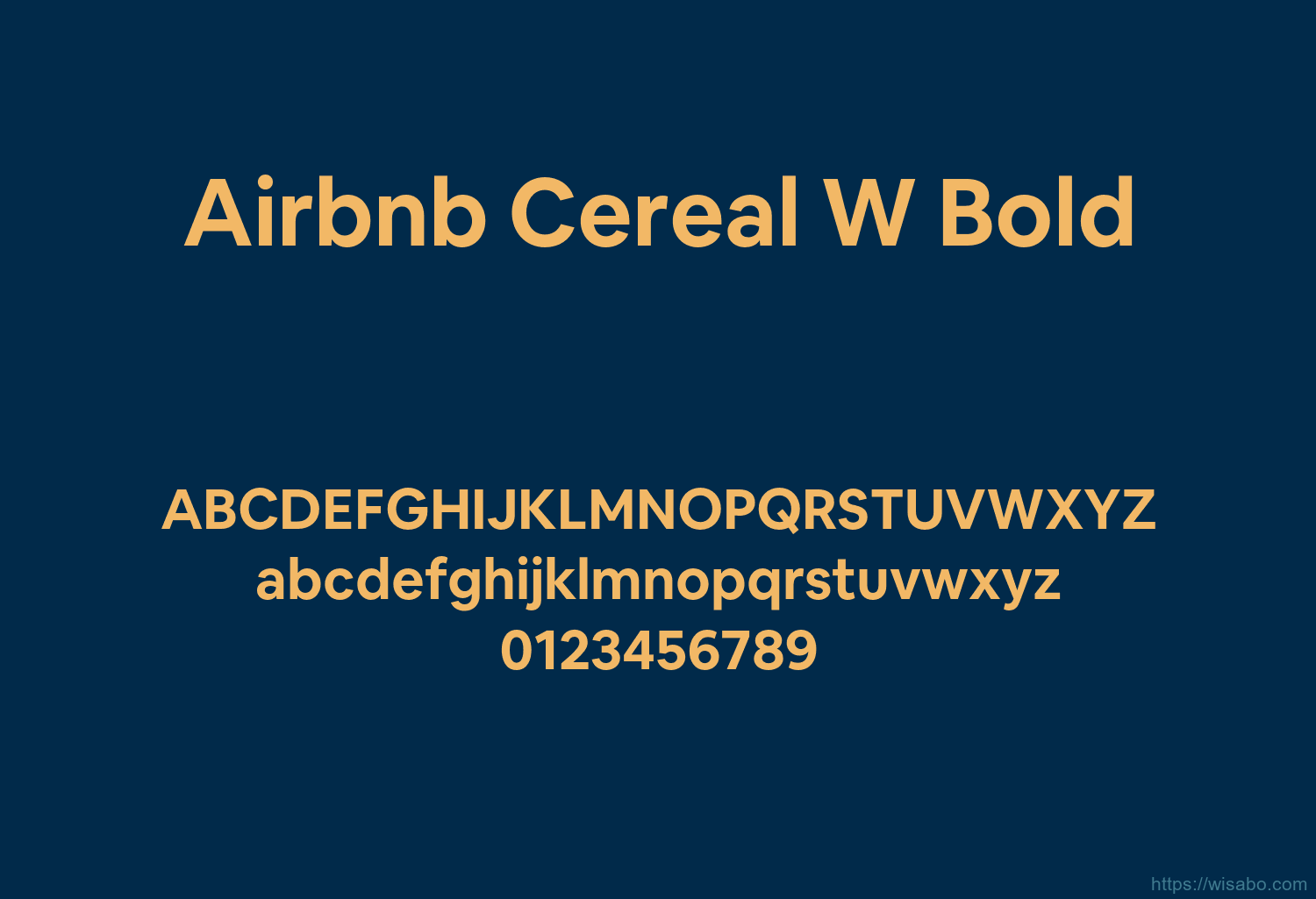 Airbnb Cereal W Bold