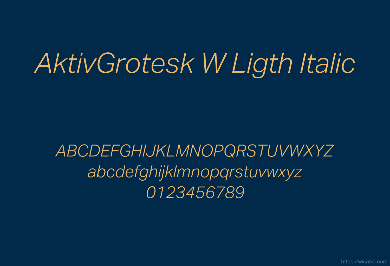 AktivGrotesk W Ligth Italic