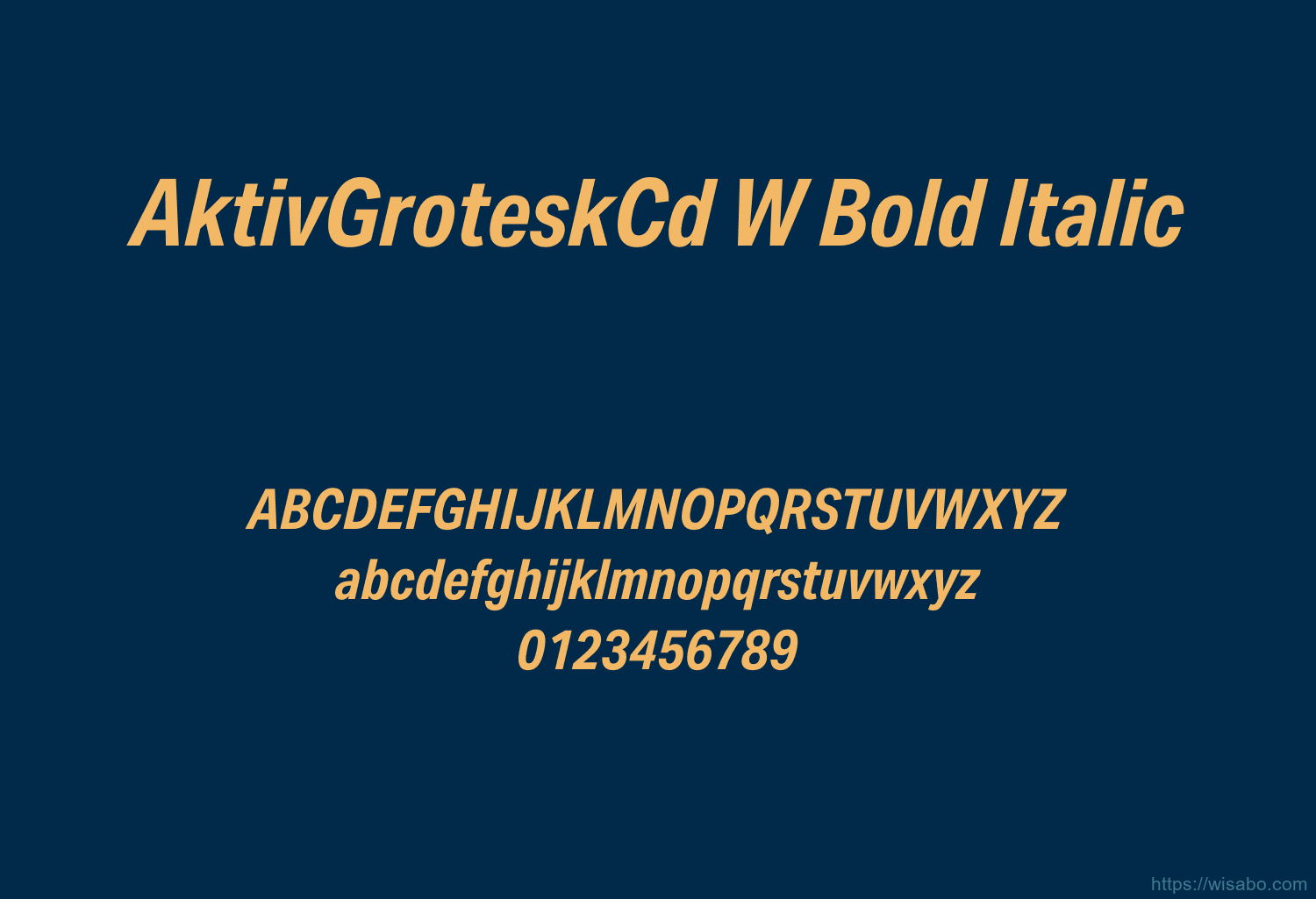 AktivGroteskCd W Bold Italic