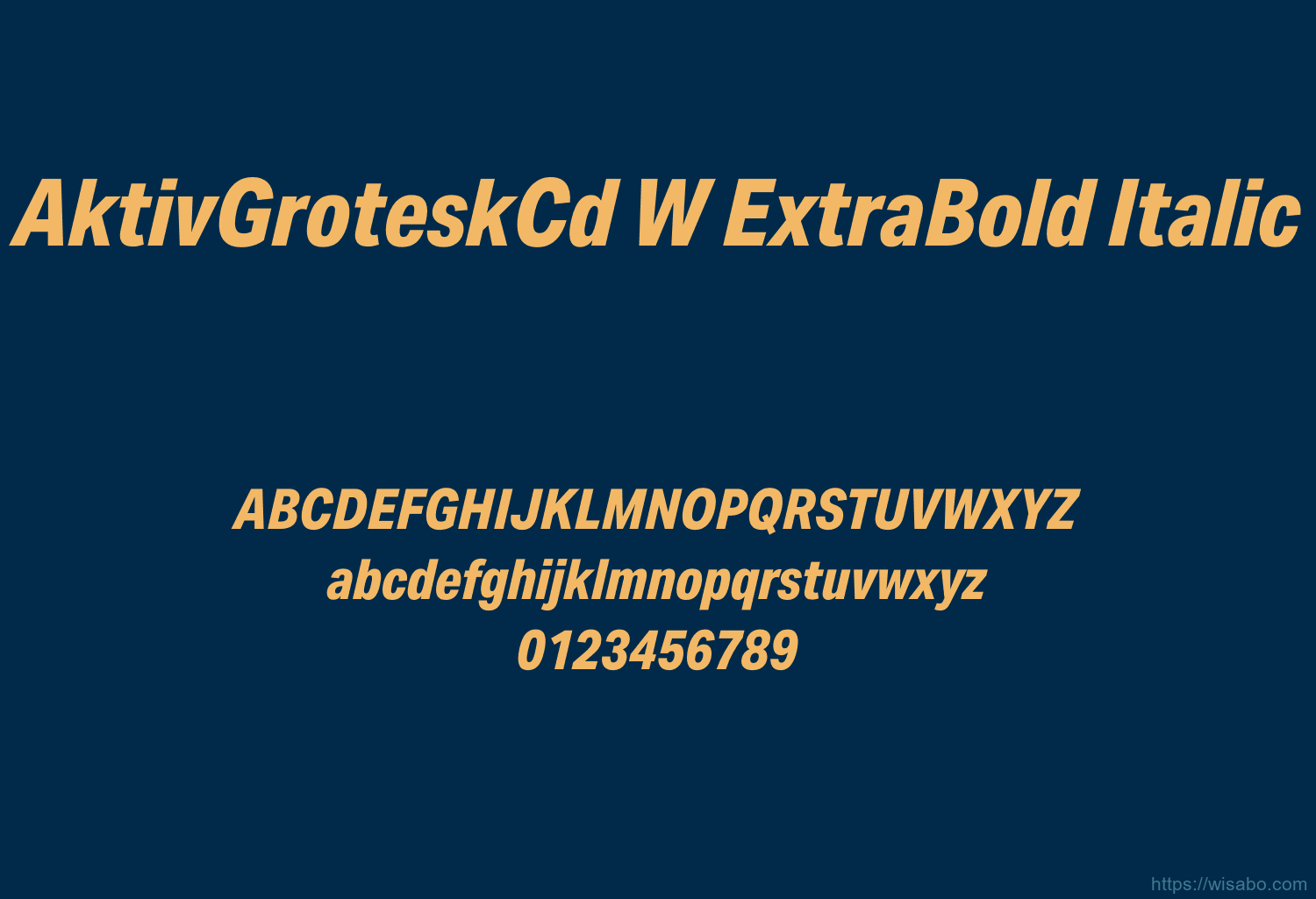 AktivGroteskCd W ExtraBold Italic