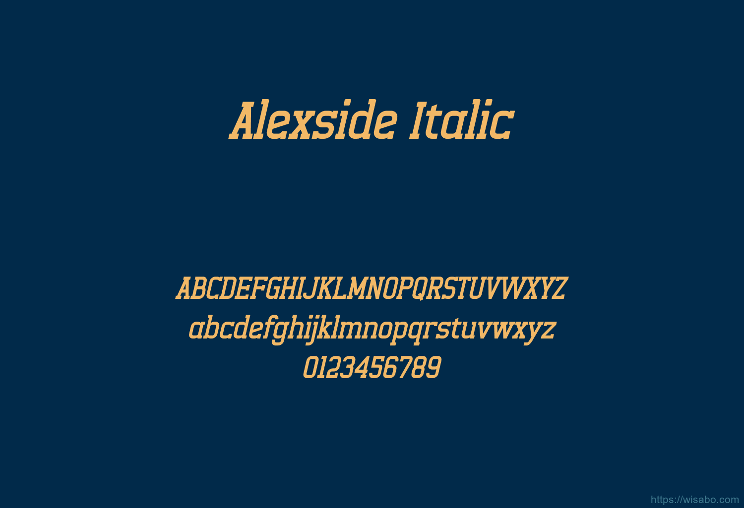 Alexside Italic