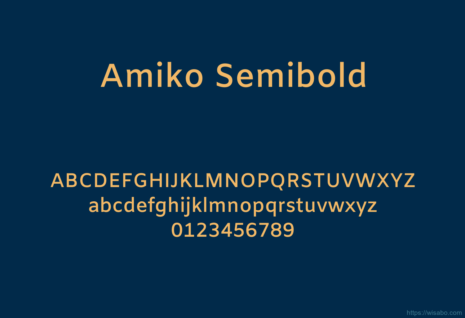 Amiko Semibold