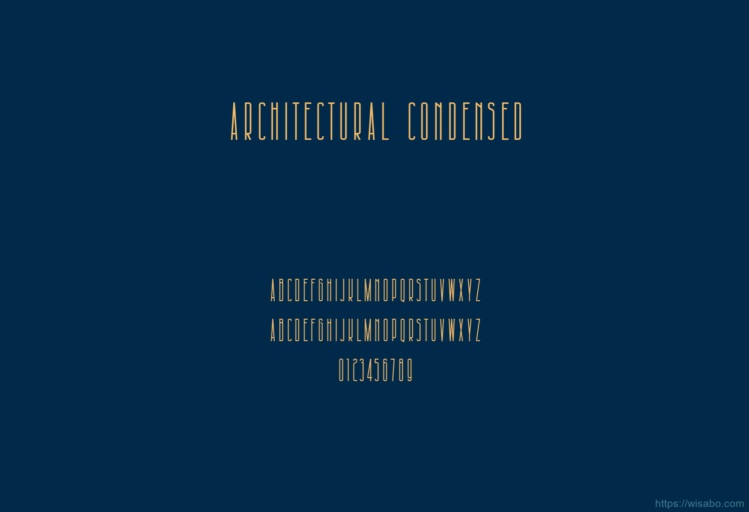 Architectural Condensed
