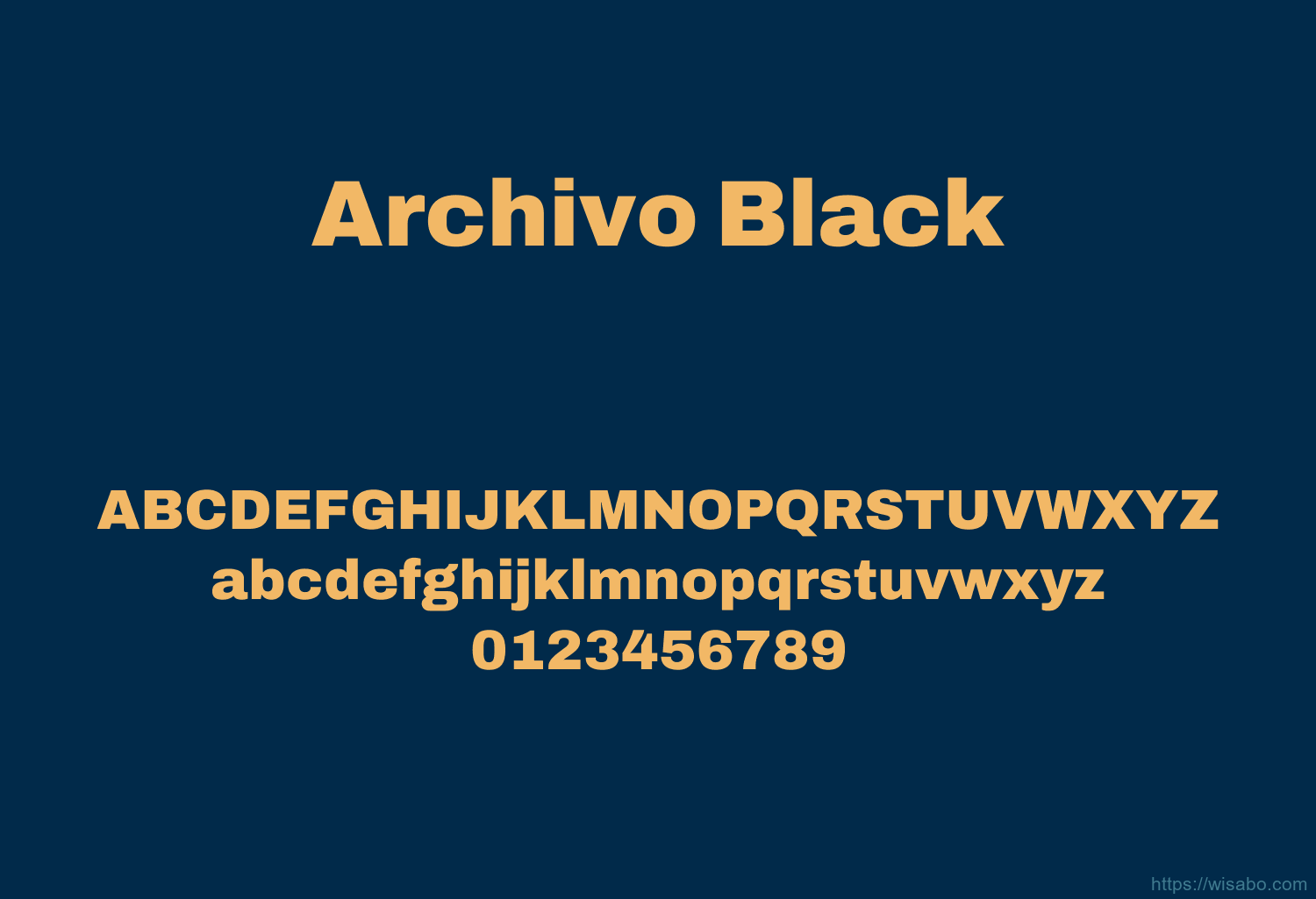 Archivo Black