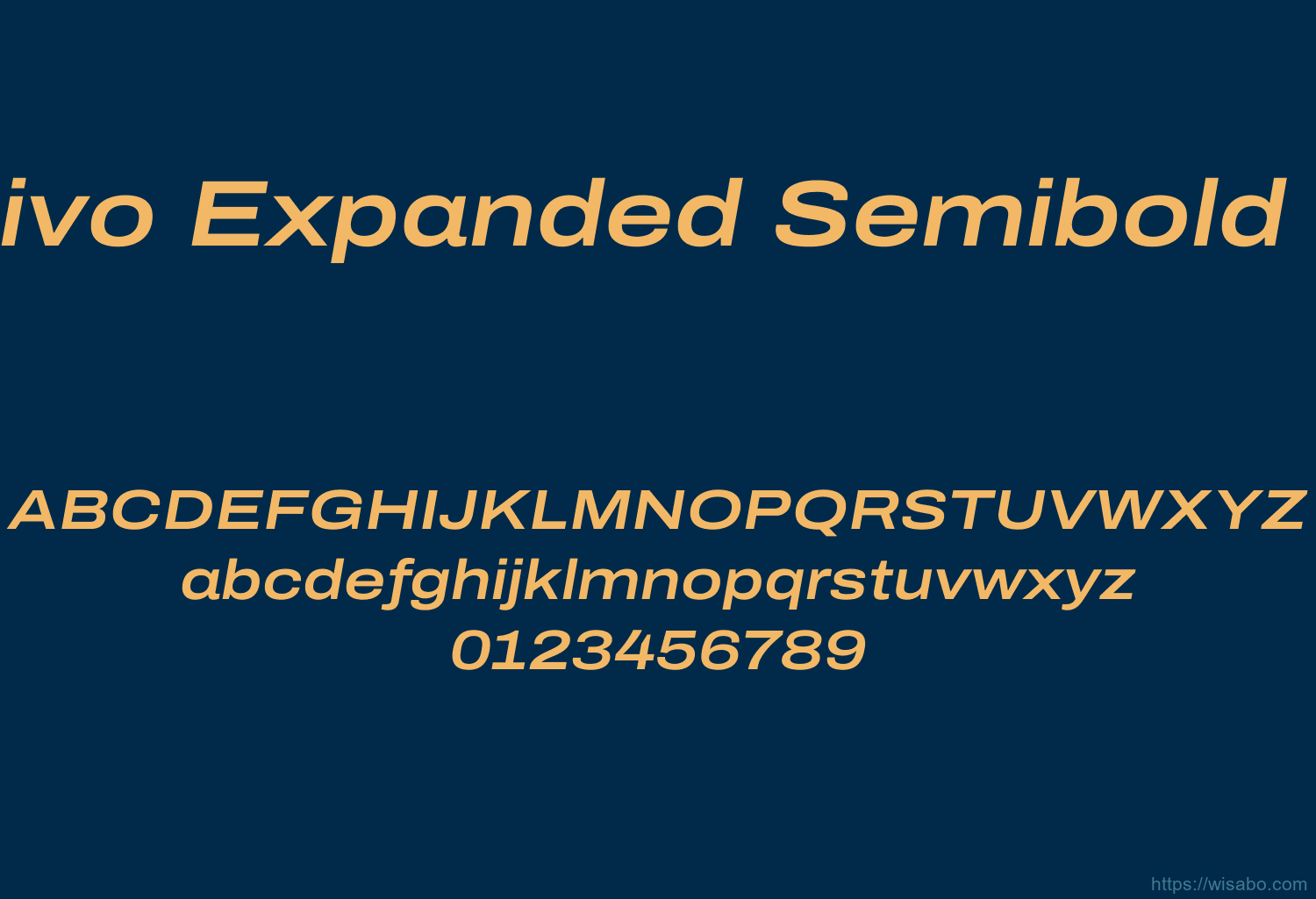 Archivo Expanded Semibold Italic