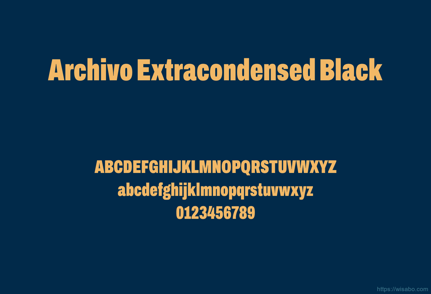 Archivo Extracondensed Black