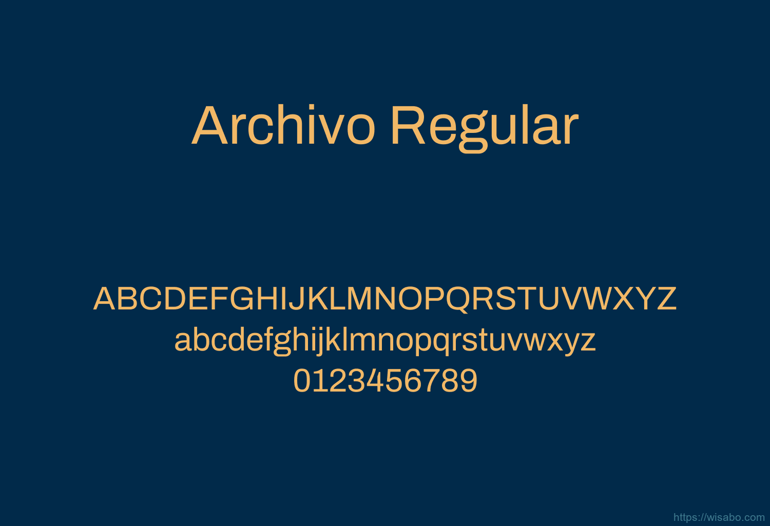 Archivo Regular