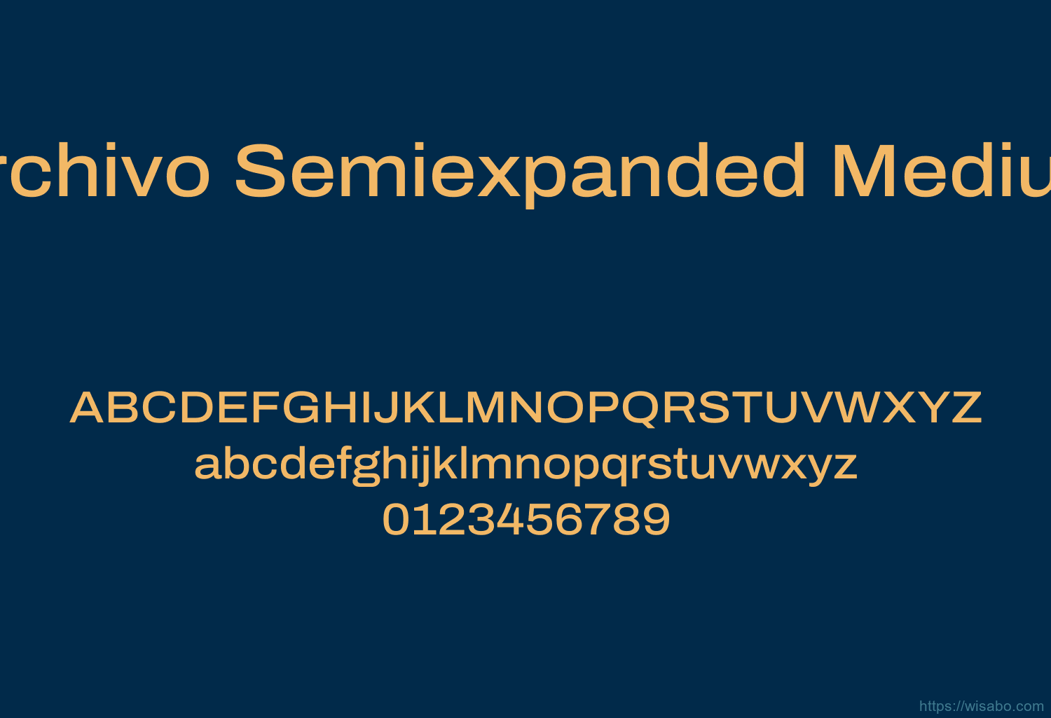Archivo Semiexpanded Medium