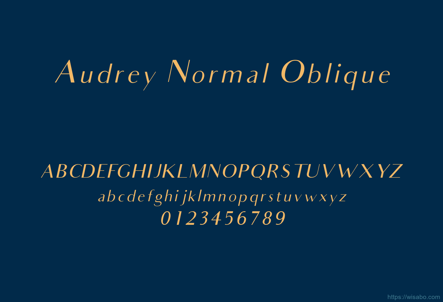 Audrey Normal Oblique Audrey Normal Oblique
