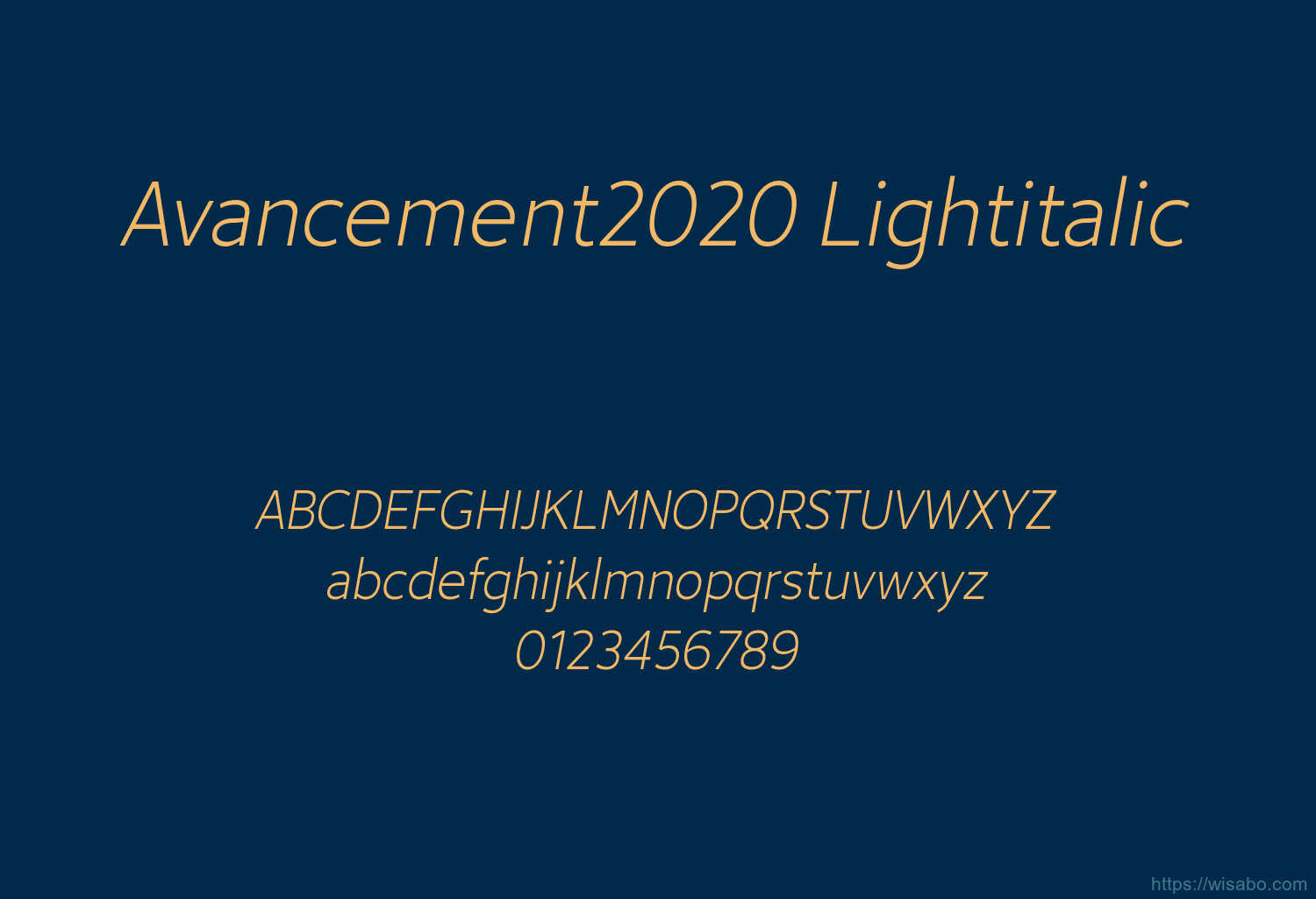 Avancement2020 Lightitalic