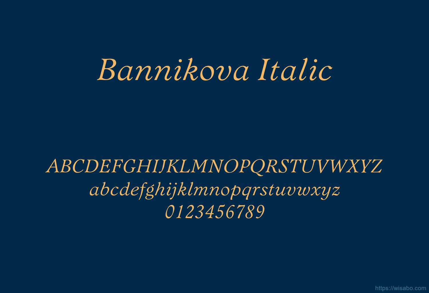 Bannikova Italic