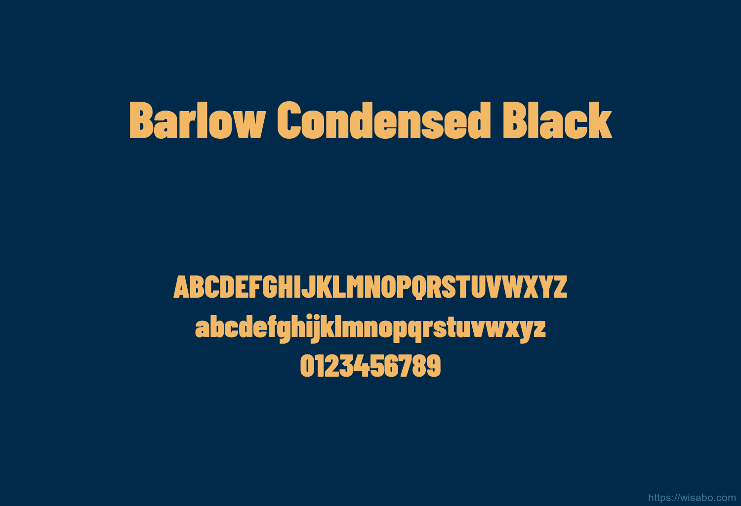 Barlow Condensed Black