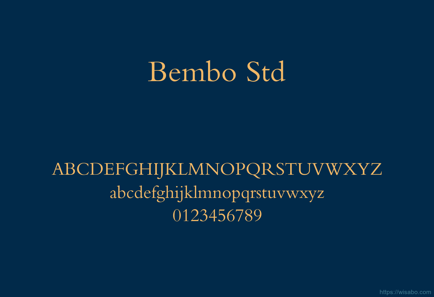 Bembo Std