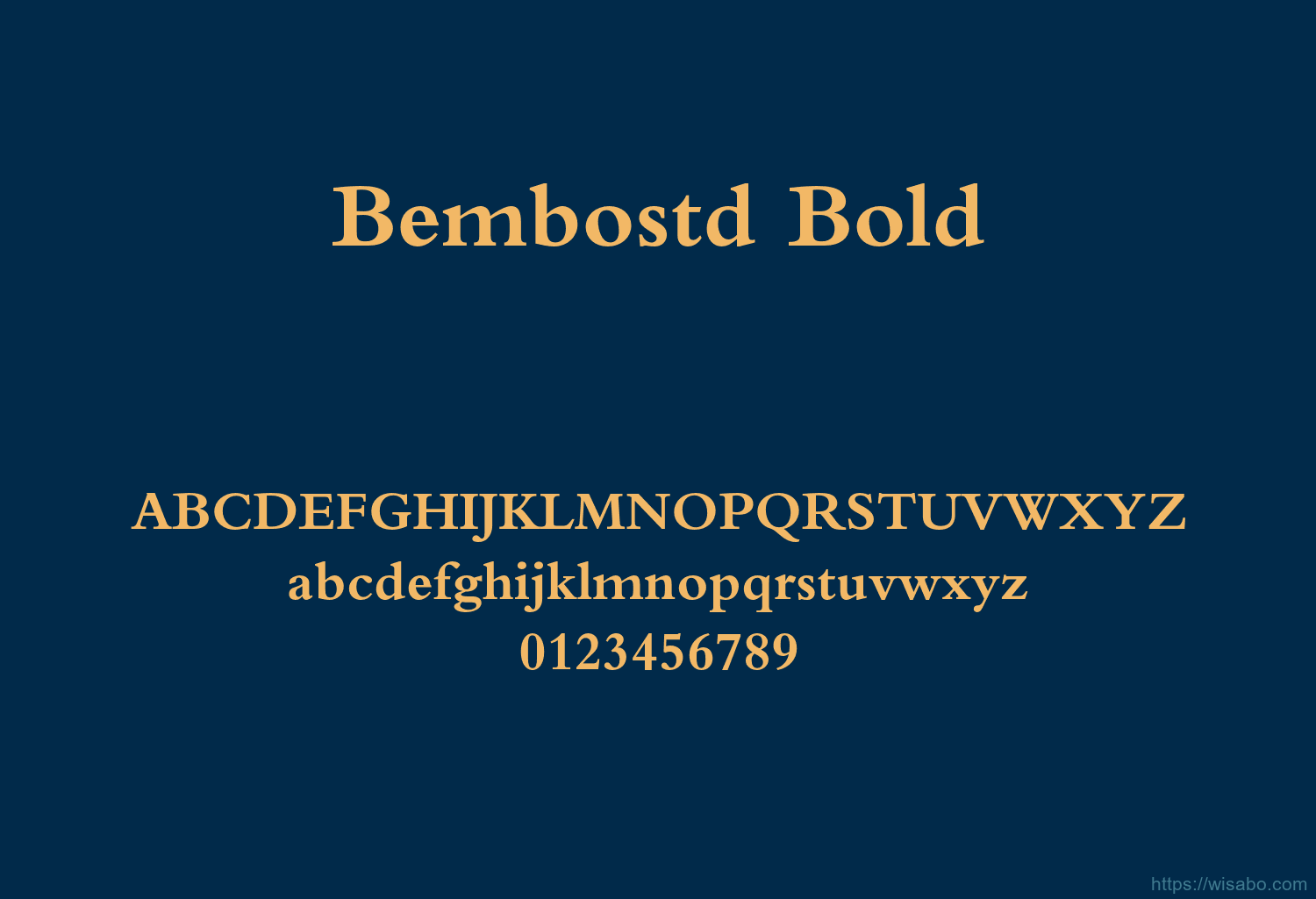 Bembostd Bold