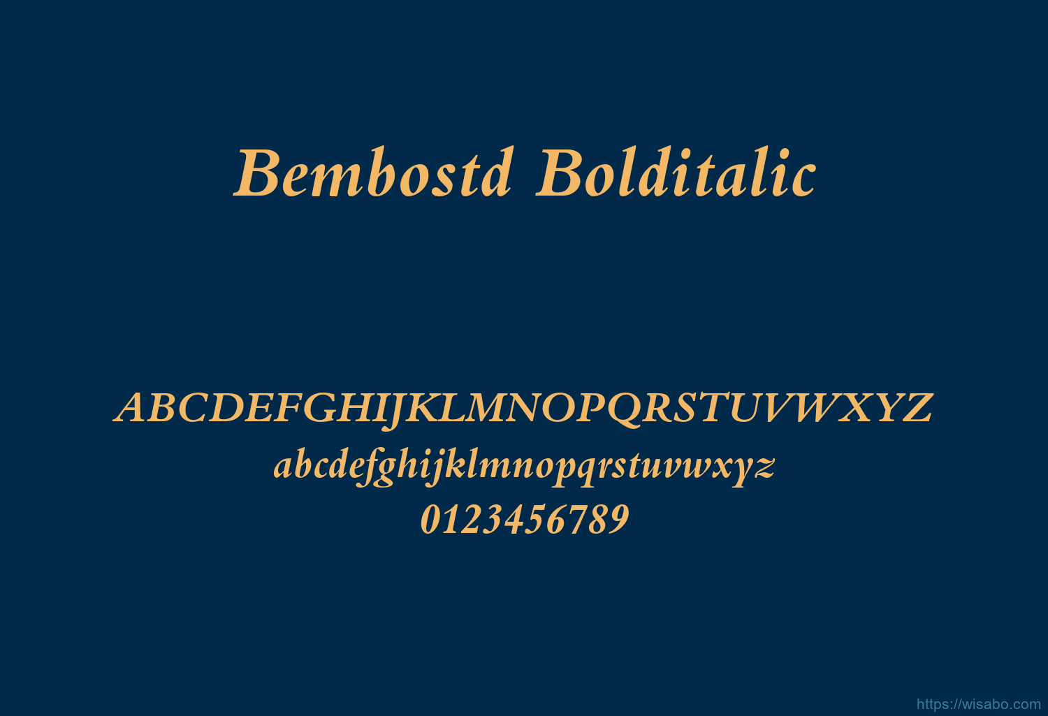 Bembostd Bolditalic