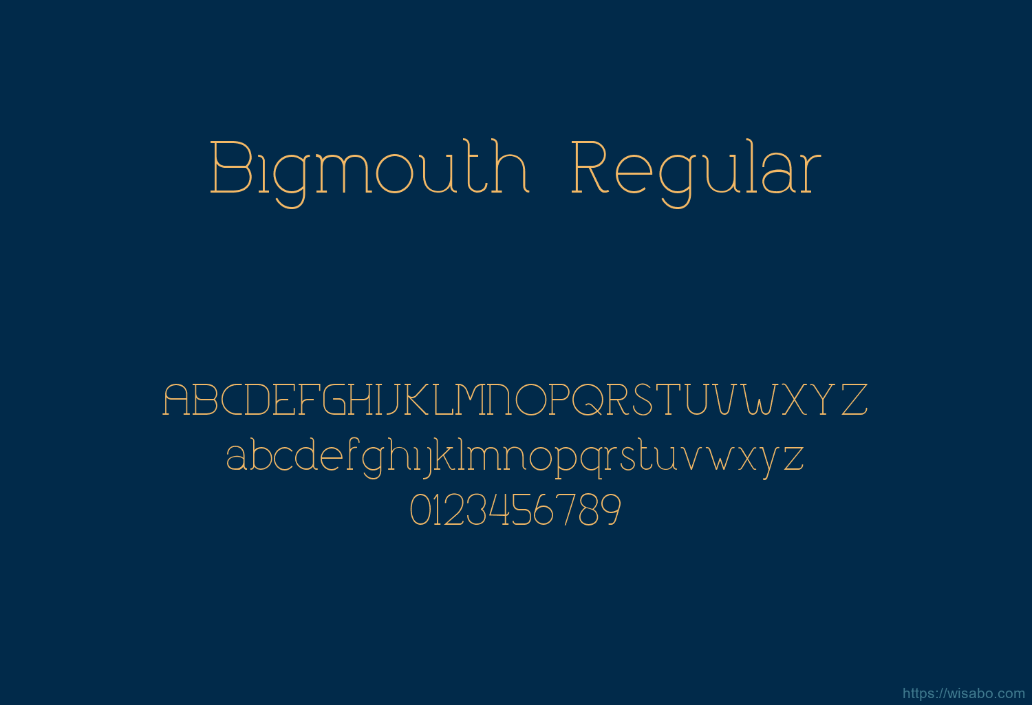Bigmouth Regular