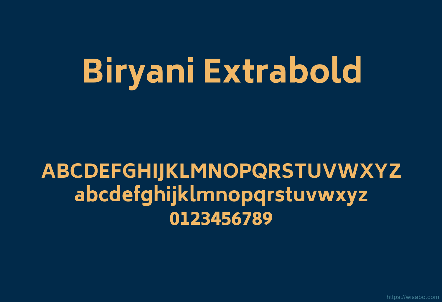 Biryani Extrabold