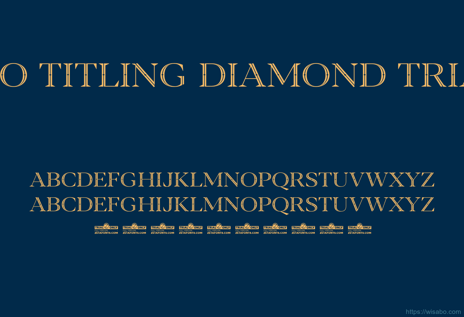 Blacker Pro Titling Diamond Trial Regular