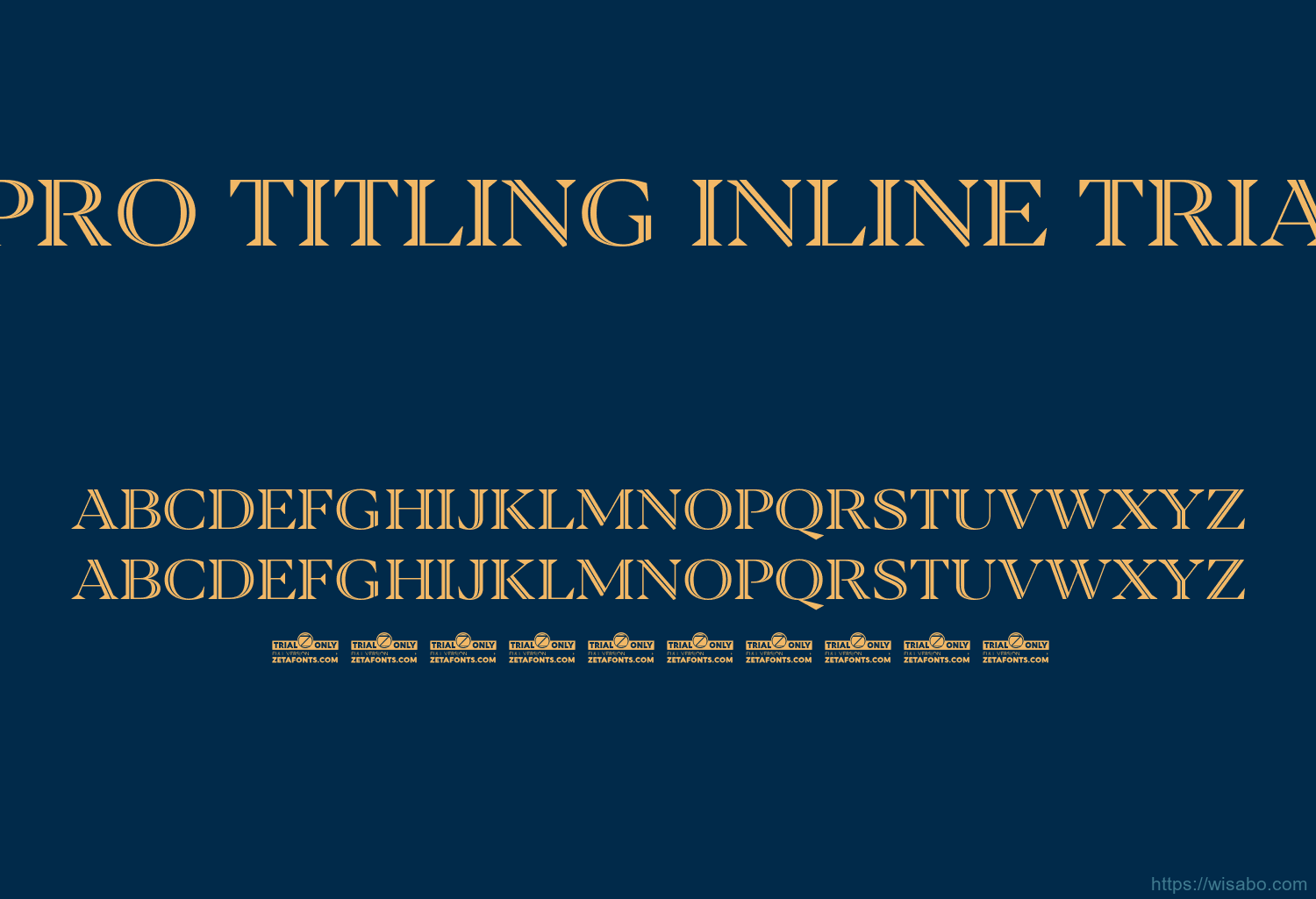Blacker Pro Titling Inline Trial Medium