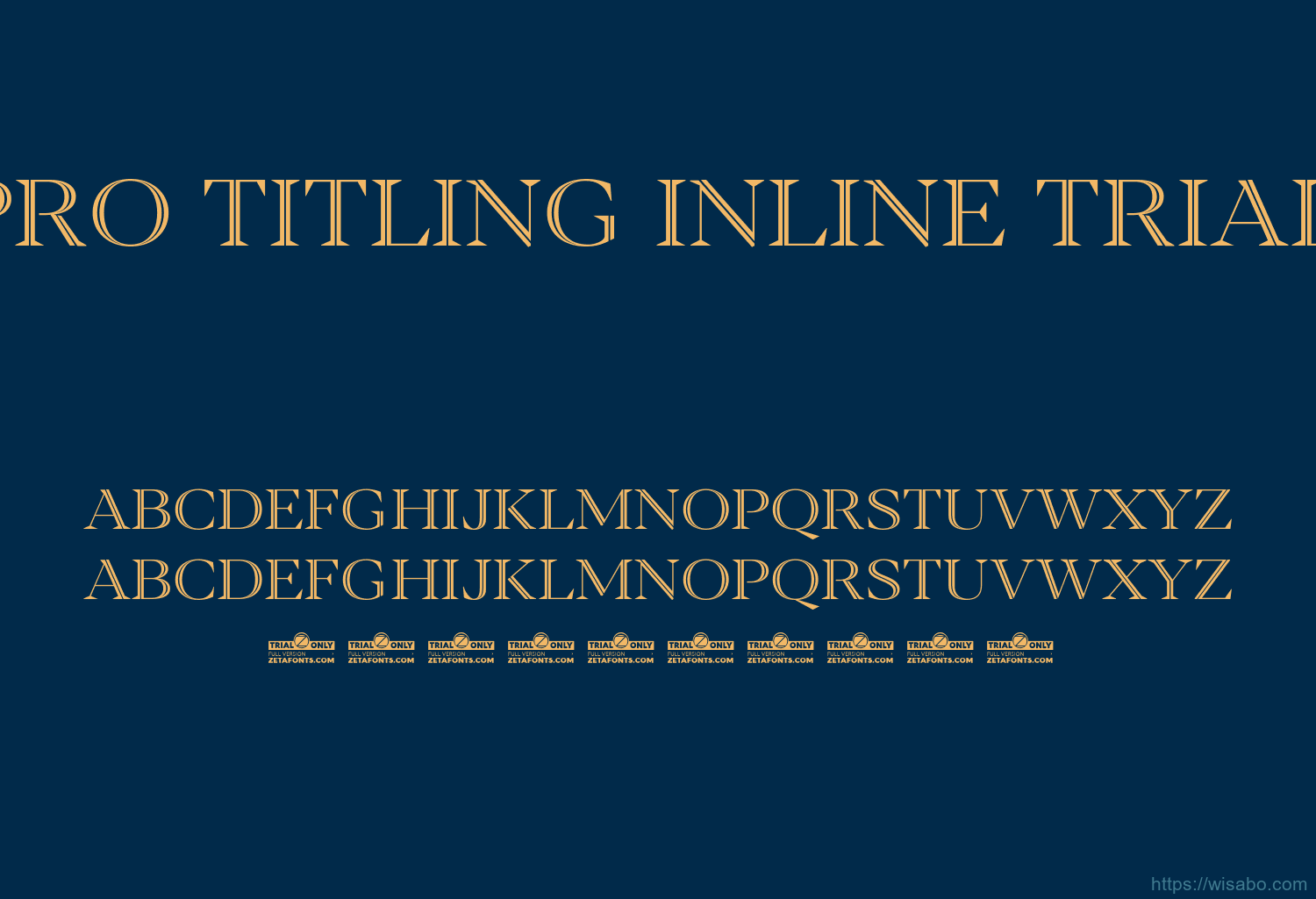 Blacker Pro Titling Inline Trial Regular