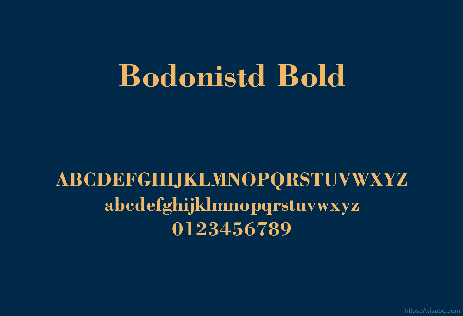 Bodonistd Bold