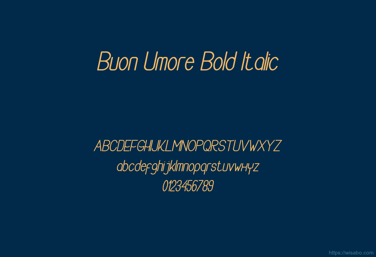 Buon Umore Bold Italic