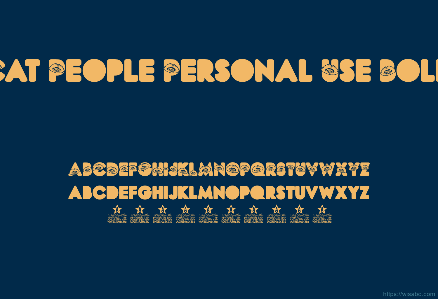 Cat People Personal Use Bold