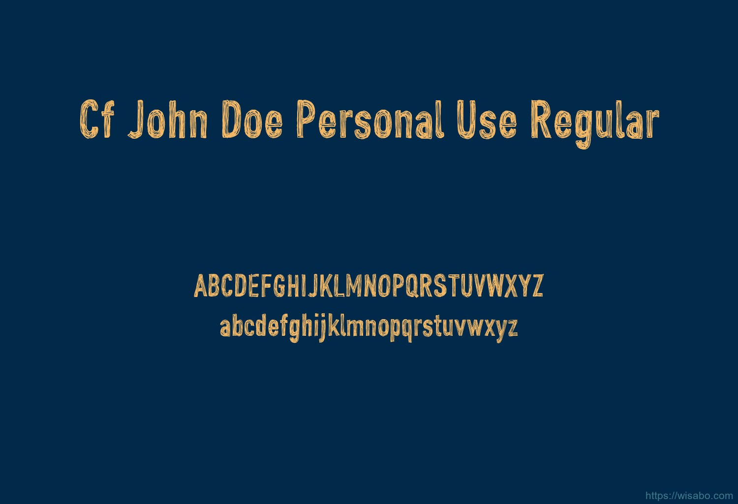 Cf John Doe Personal Use Regular