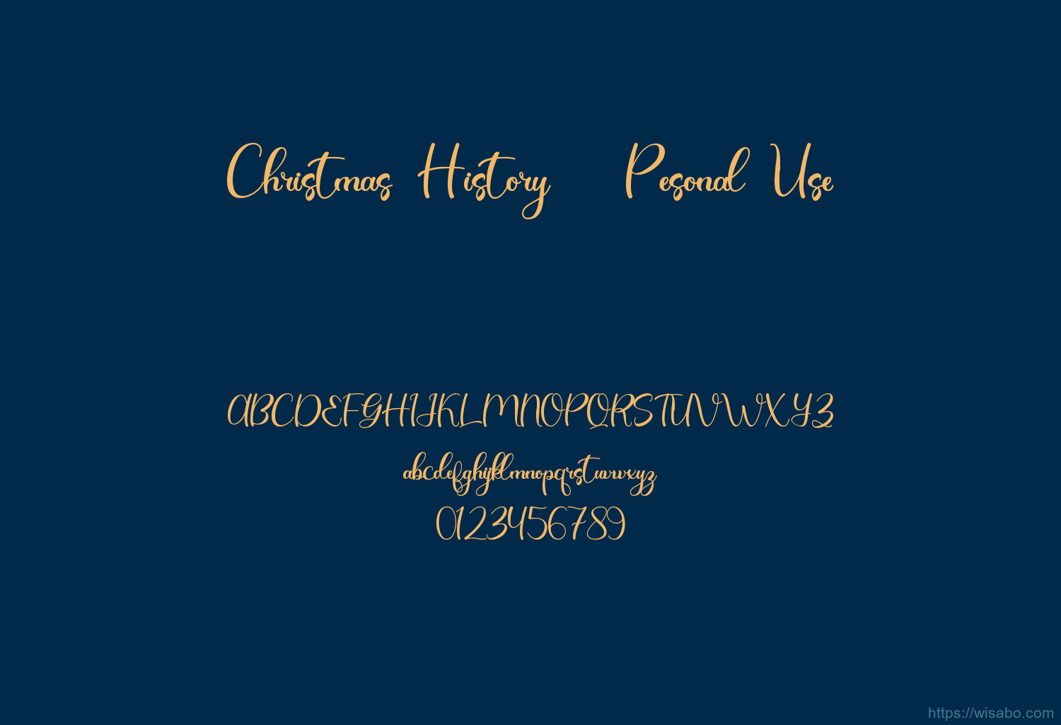 Christmas History   Pesonal Use