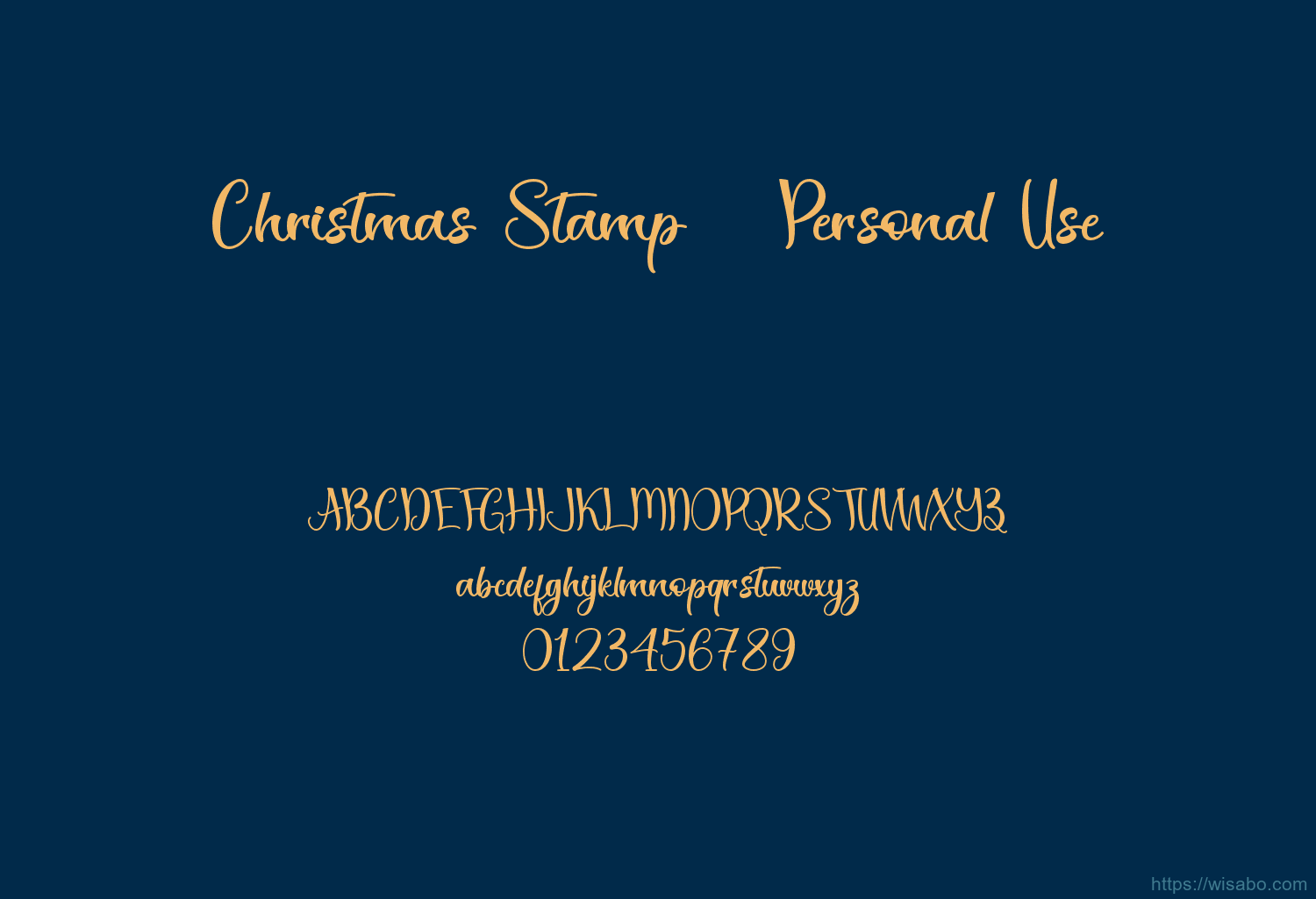 Christmas Stamp Personal Use Font Free Download [ttf - otf] | Wisabo Fonts