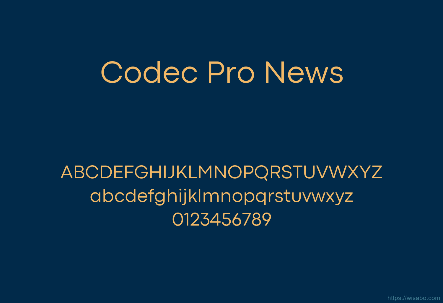 Codec Pro News