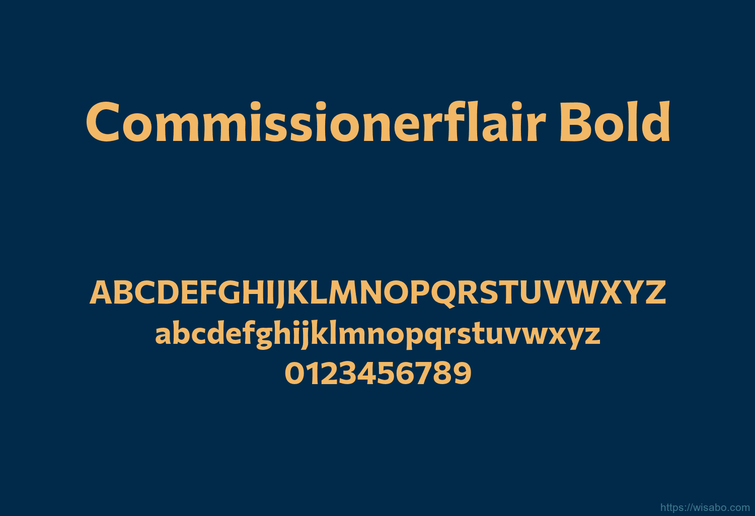 Commissionerflair Bold