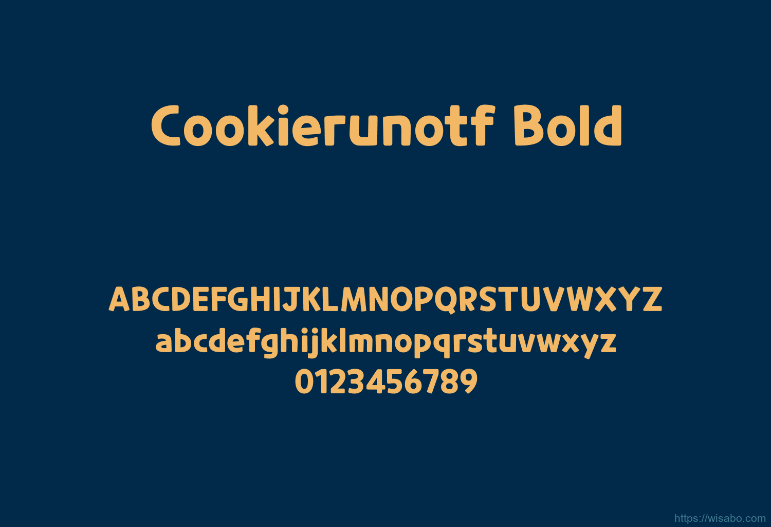 Cookierunotf Bold