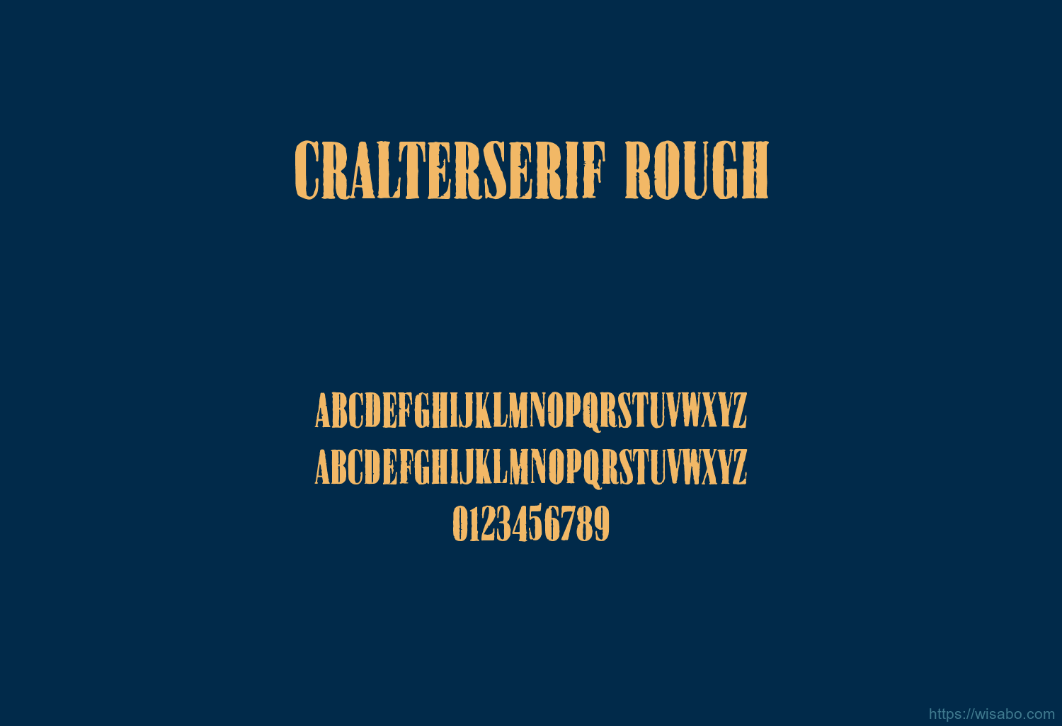 Cralterserif Rough