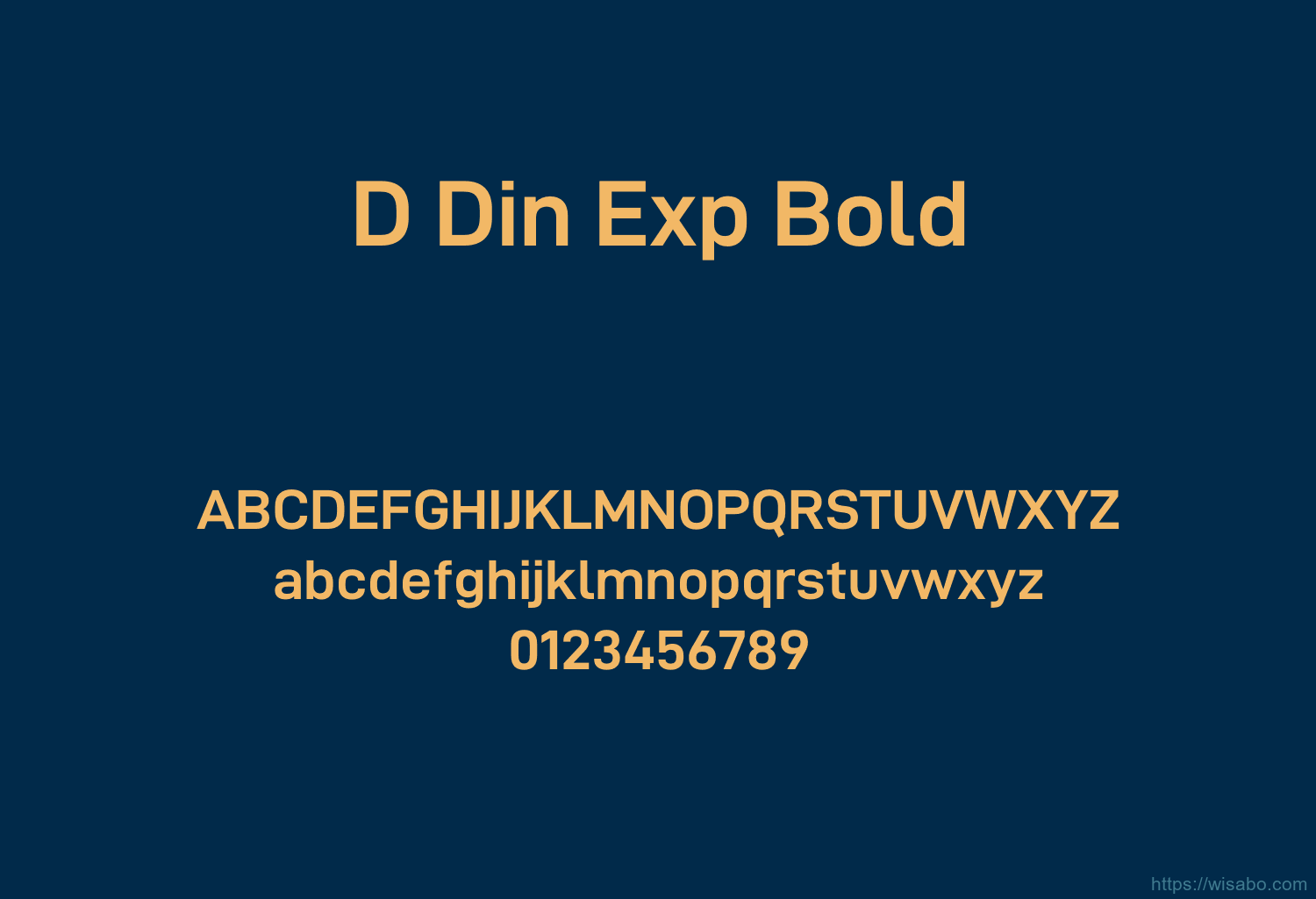 D Din Exp Bold