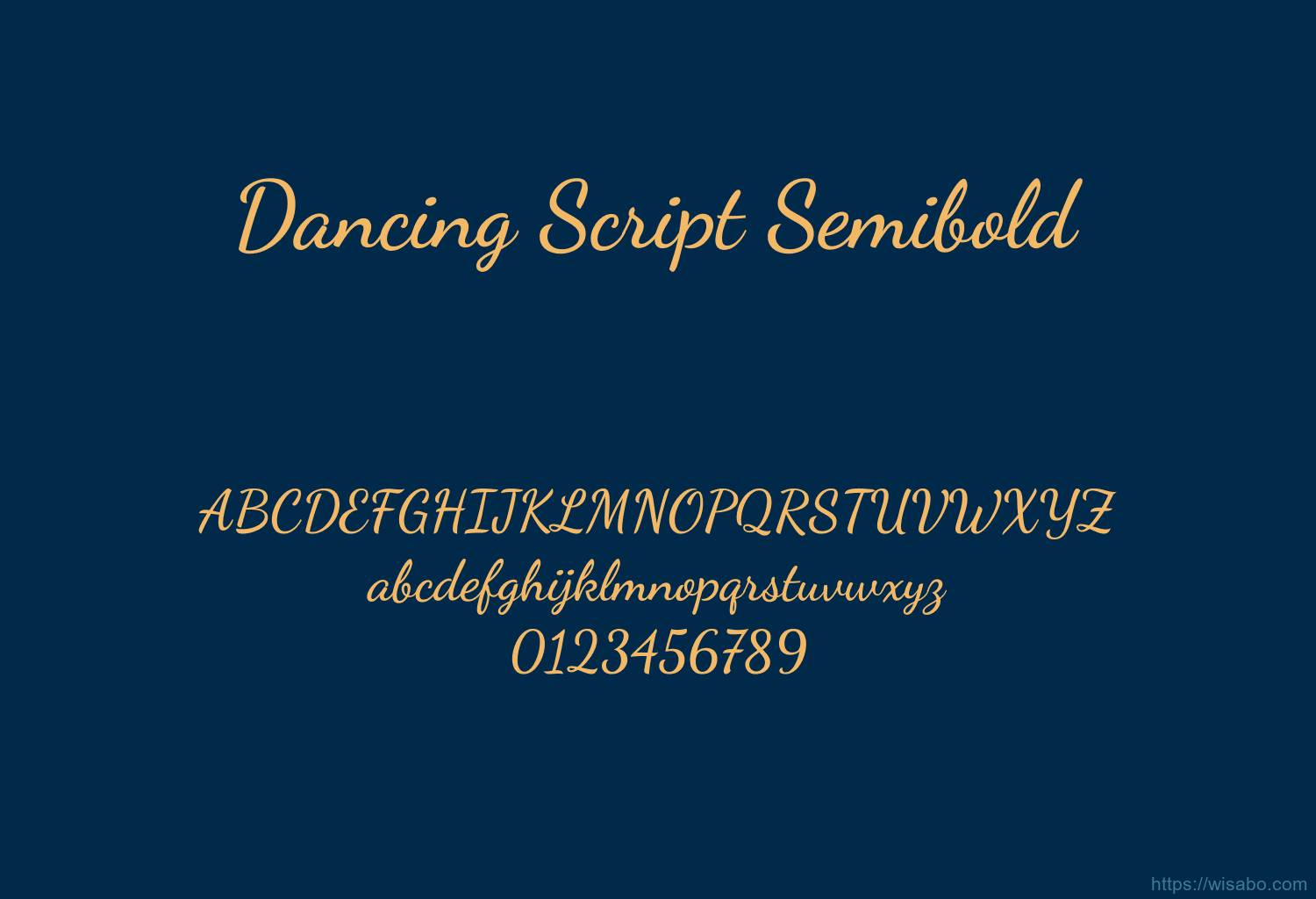 Dancing Script Semibold