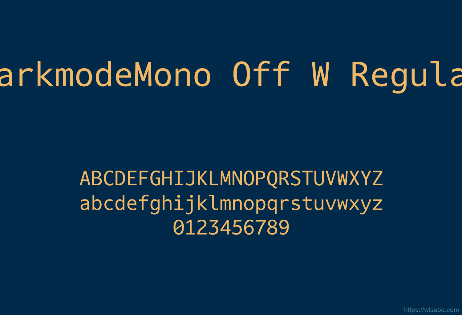 DarkmodeMono Off W Regular DarkmodeMono Off W Regular