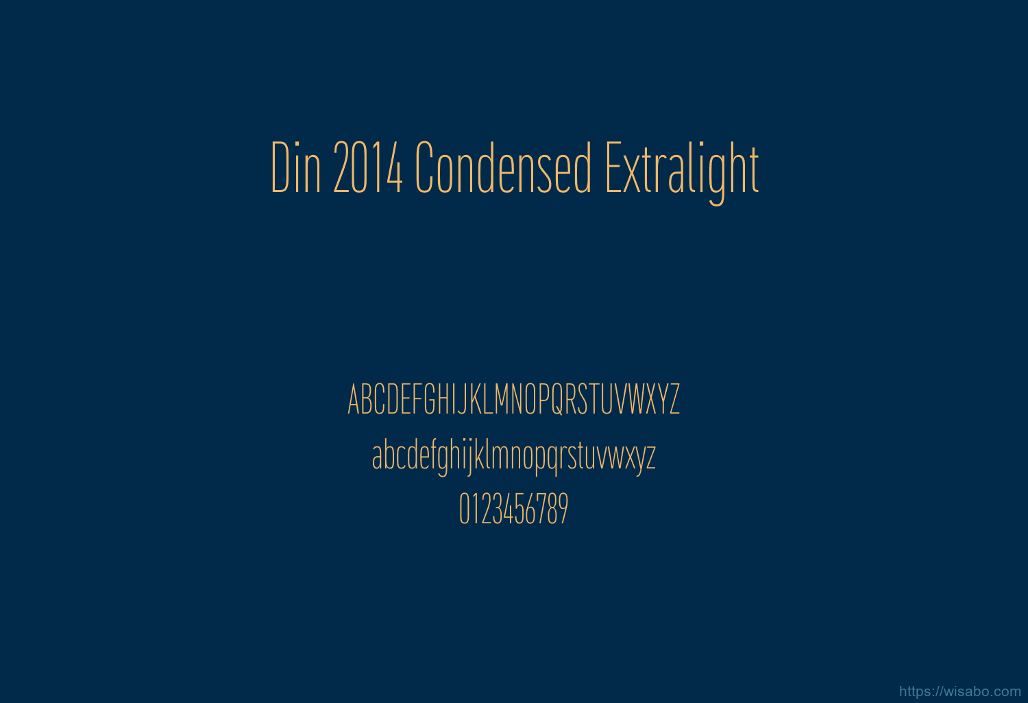 Din 2014 Condensed Extralight