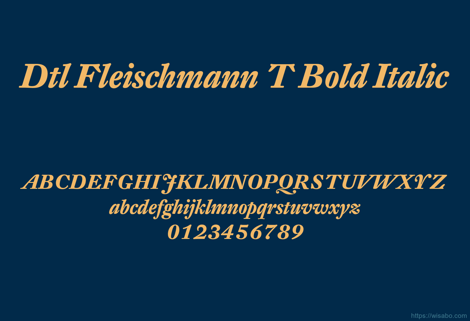 Dtl Fleischmann T Bold Italic