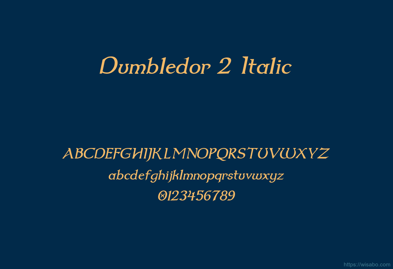 Dumbledor 2 Italic
