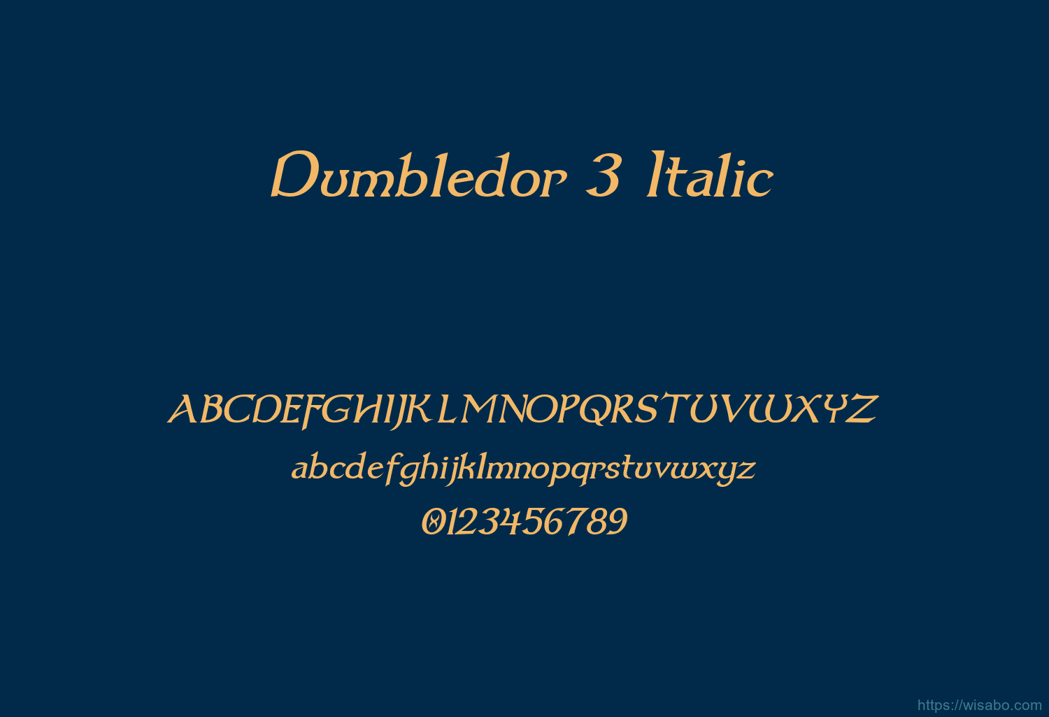 Dumbledor 3 Italic