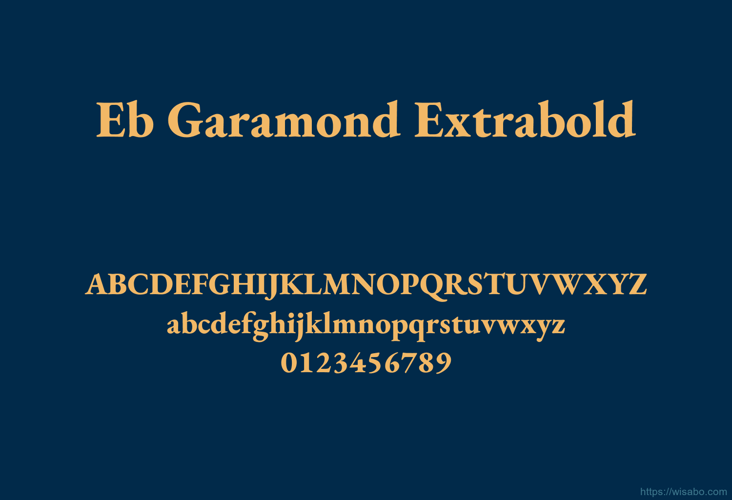 Eb Garamond Extrabold